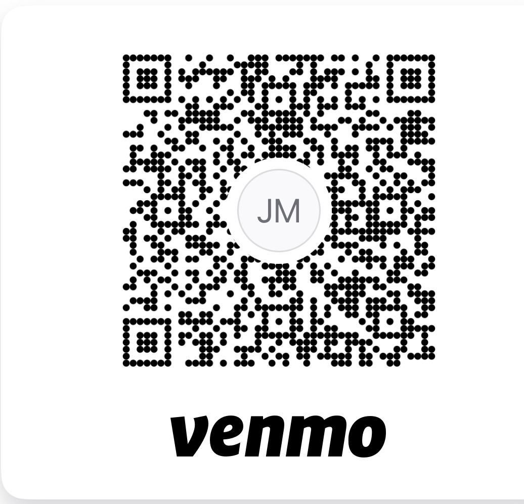 Venmo QR code for Keen Water